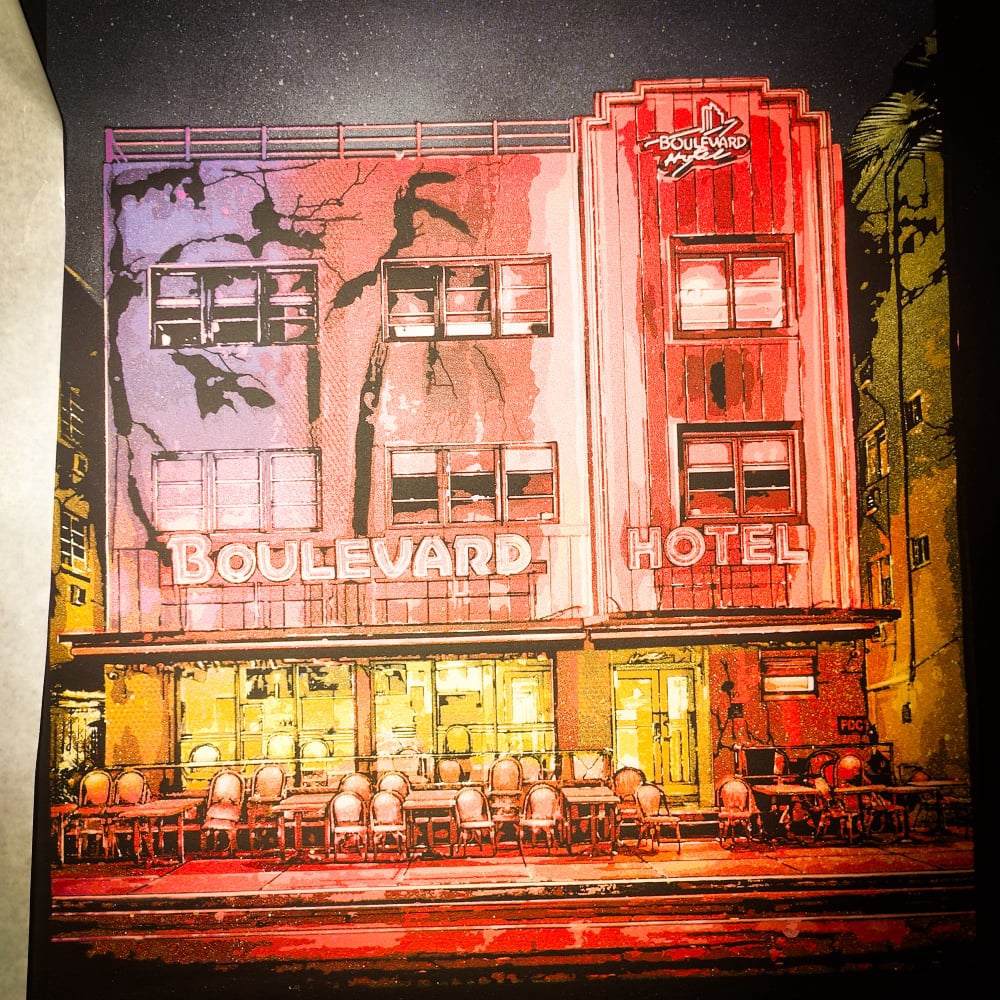 URBAN ART PIECE FROM NEW YORK USA STREET ARTIST LOGAN HICKS