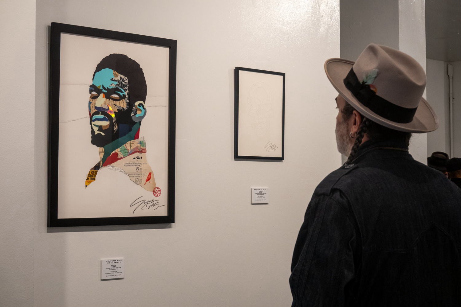 URBAN ART SHOW EL MALO BY STREET ARTIST SOZYONE OPENING NIGHT NEW YORK CLLCTV.NYC GALLERY